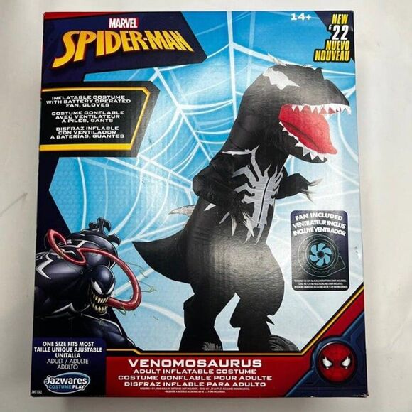 Marvel Venomosaurus Inflatable Adult Costume – Halloween Outfit New - Picture 1 of 2